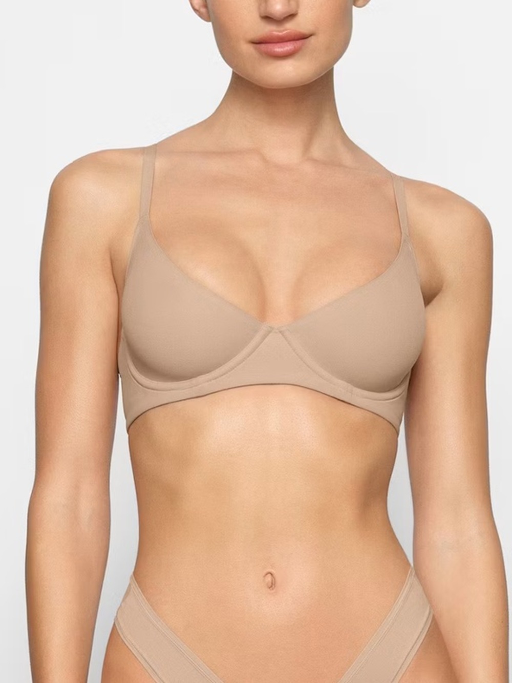 SKIMS NO SHOW UNLINED DEMI BRA | MICA